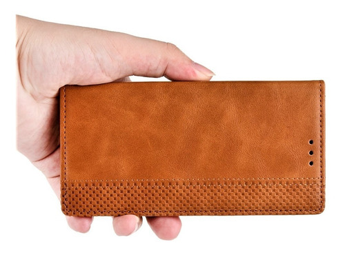 Imagen 8 de 9 de Motorola One Action Cartera Funda Tarjetero Magnética