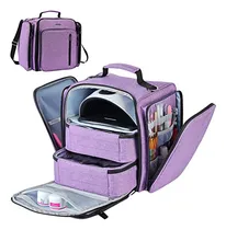 Comprar Bolso Para Manicura Con Estuches De Gran Capacidad Purpura