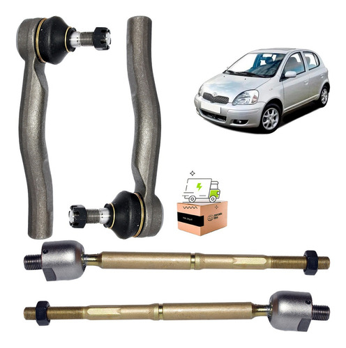 Kit Terminales + Axiles Para Toyota Yaris 1.5 99 05