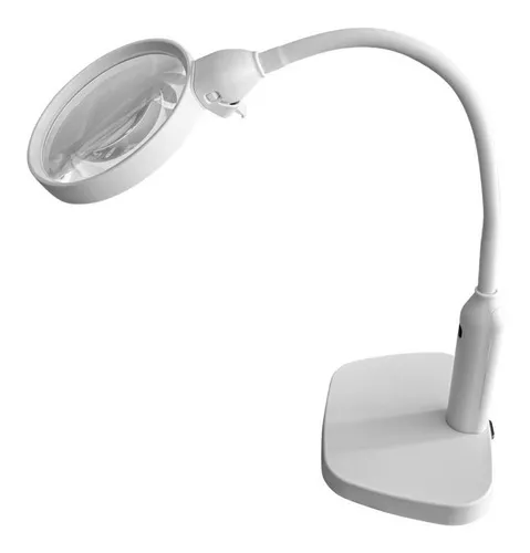 LÁMPARA FLEXO LUPA CON LUZ LED 51970 BLANCO