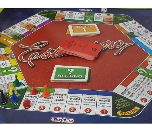 Imagen 4 de 8 de Estanciero Deluxe De Lujo Juego De Mesa Toyco Original Edu