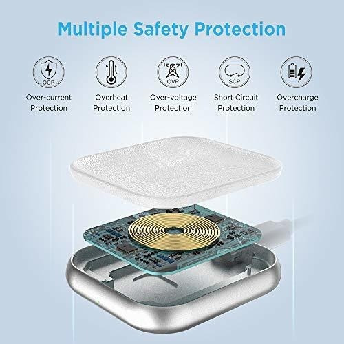 Lecone Cargador Inalámbrico Para AirPods/AirPods Pro Case,
