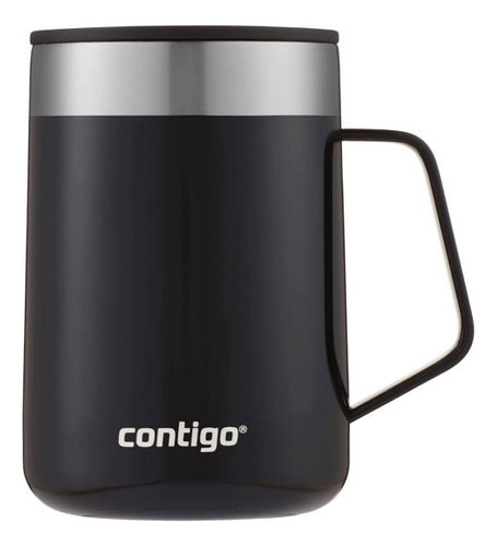 Termo Taza 14 Oz 414 Ml Acero Inox C/tapa Negro Contigo