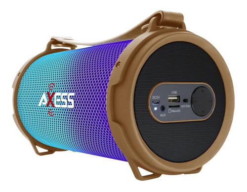 Axess Spbl1045rg Maxi Portable Bluetooth Hi-fi Altavoz Con B