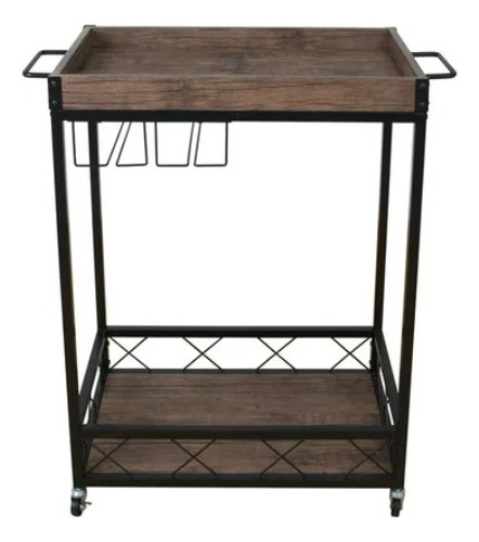 Hometrends Carrito De Servicio Bar Mdf Hoteleria Restaurante