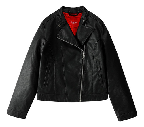 Campera Moto Biker Mujer Rockera Eco Cuero Motera Rocker