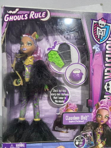 Monster High Clawdeen Wolf Edición Ghouls Rule,de Colección (Usado)