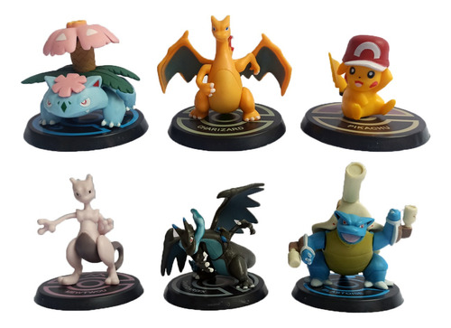 Pokemon Set De Figuras De Decoración