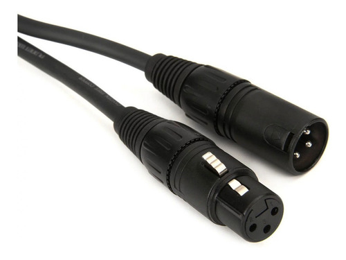 Imagen 3 de 6 de Cable Xlr Canon 3 Metros Microfono Daddario Pw-cmic-10