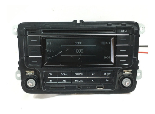 Radio Som Cd Player Multimidia Vw Gol G7 5z0035160 Ps502