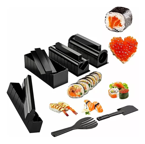 Kit para hacer sushi, 10 piezas Moldes para sushi Kit de