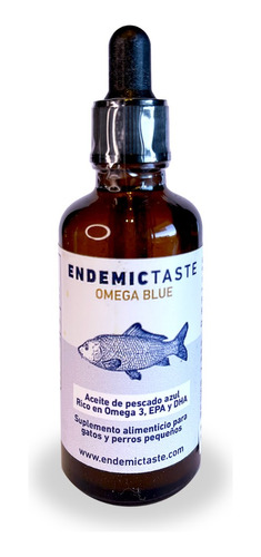 Endemic Taste Omega Blue 50 Ml Suplemento Para Perros/gatos
