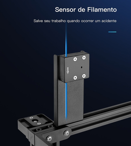 Impressora 3d Creality Cr-10 V3 (300x300x400 Mm) Cor Preto