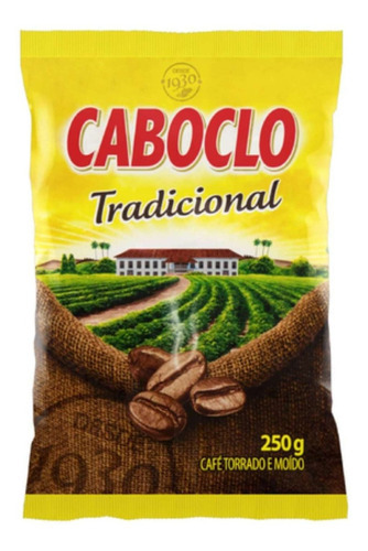 Cafe Caboclo Tradicional Café Em Pó Torrado Almofada 250g