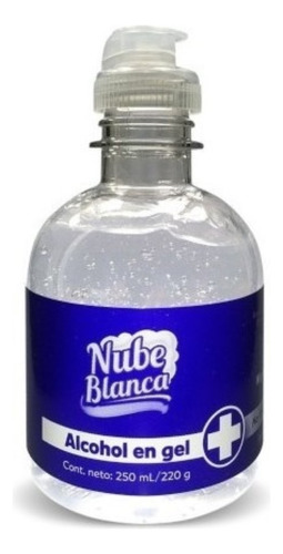 Alcohol Gel Nube Blanca 250ml. Serviciopapelero