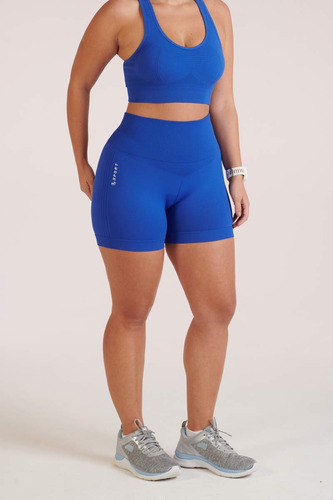 Shorts Lupo Lsport Basic Fitness Corrida Compressão Feminino