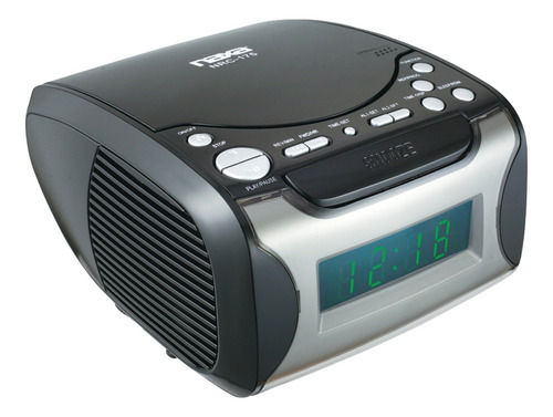Reloj Despertador Digital Con Radio Am/fm Y Reproductor De
