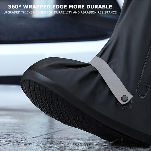 Cubiertas Altas Zapatos Lluvia Moto, Impermeables, Reutiliza
