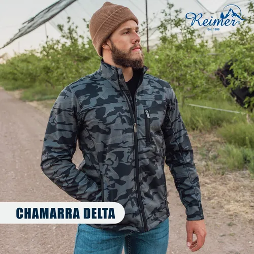 Chaqueta De Neopreno Camuflaje Militar Hombre Casual Reimer