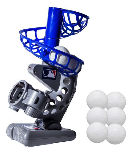 Lanzador De Bolas De Béisbol Ajustable 6 Pelotas Incluidas