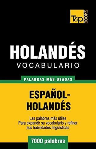 Vocabulario Espanol-holandes - 7000 Palabras Mas Usadas 