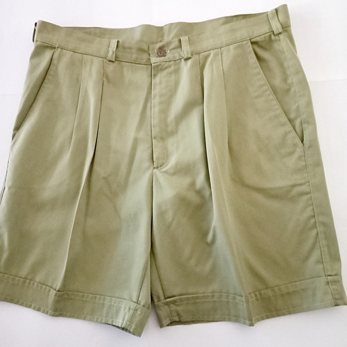 Bermuda De Hombre, Verde Claro, Marca 105, Talle 46