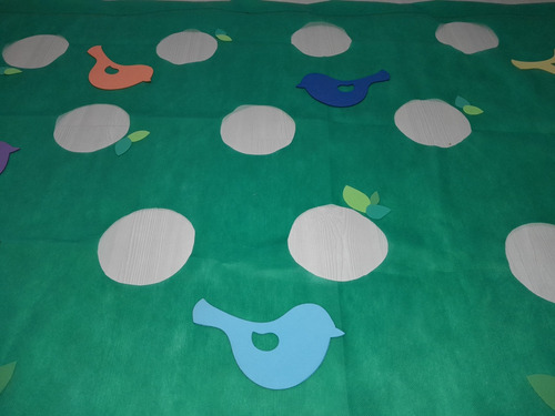 Cortina Didáctica Con Agujeros, Jardin Maternal, Juegos