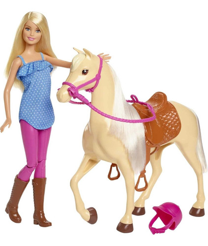 Barbie Jineta Con Su Caballo