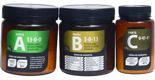 Kit Fertilizante Easycoco Mineral para Cultivo em Coco A+B+C