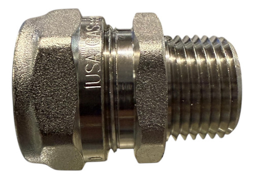 Adaptador Macho 1/2x1/2 Nptm Pe-al-pe Gas Iusa 616438