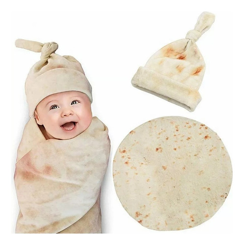 Manta De Tortilla Cobijas De Burrito Cobertor Para Bebe