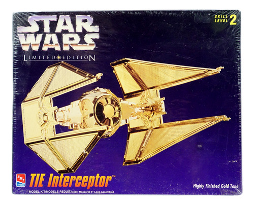 Amt Model Kit Star Wars Tie Interceptor Limited Edition 1:48