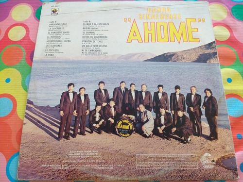 Banda Sinaloense Ahome Lp Hablando Claro Wp (Usado)