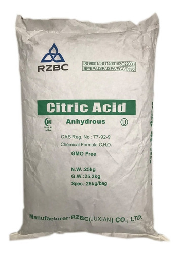 Acido Citrico Anhidro Usp