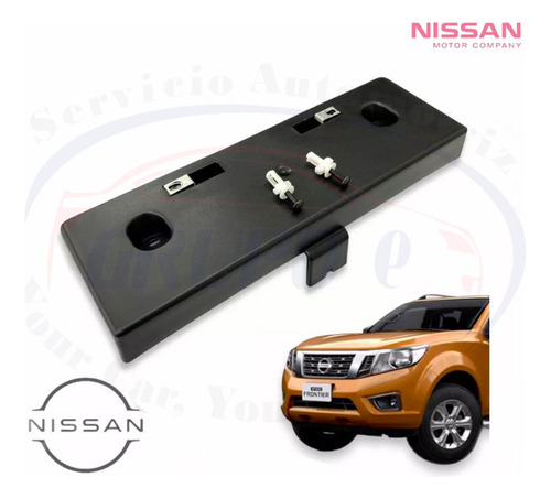 Porta Placas Nissan Frontier 2016 2017 2018 2019 2020 Nuevo