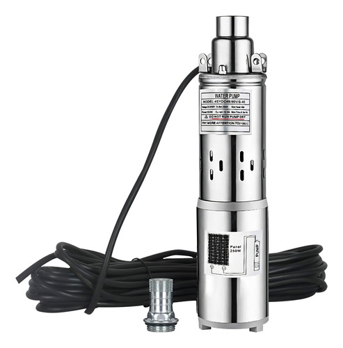 Bomba Agua Sumergible Solar 24v Dc Pozo Profundo 1500l/h