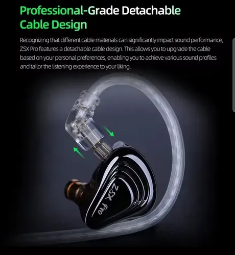 Fone De Ouvido In-ear Kz Zsx Pro Retorno Palco Gamer | MercadoLivre