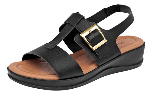 Sandalias Mujer Via Moda Cusco Negro 117-357