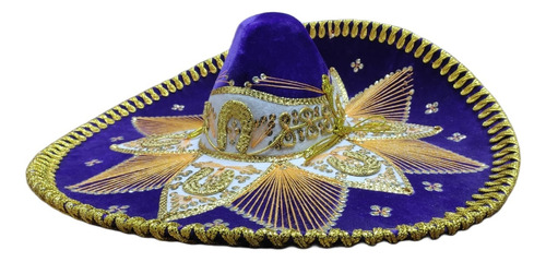 Sombrero Charro Lentejuela Mexicano Colores Mariachi Tradi 