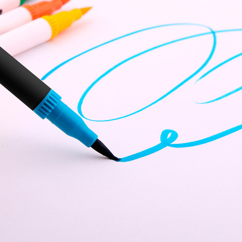 Marcadores De Doble Punta De 72 Colores Para Dibujar Y Bosqu