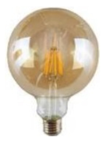 Lampara G125 Glass Gold E27 6w 1800k - Dimmable Vintage