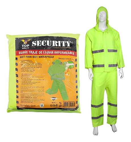 Capote Impermeable Security Verde 