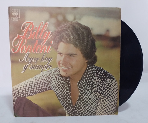 Disco Lp Billy Pontoni / Ayer Hoy Y Siempre