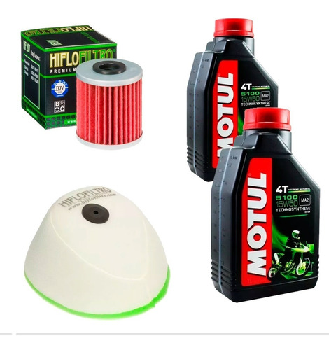 Kit Service Hiflofiltro Kxf 250 / 450 Del 06 Al 15 Fas Motos