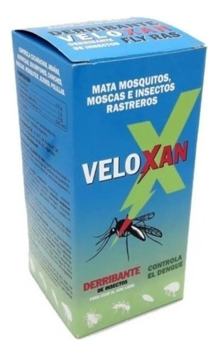 Derribante Veloxan Fly Ras 250ml Mosquitos Cucaracha Veneno