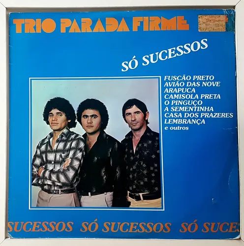 Lp Trio Parada Firme - So Sucessos - Rancho 1983 | Parcelamento