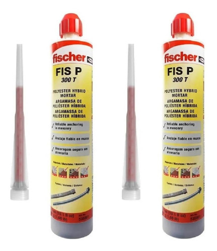 02 Chumbador Bucha Quimica Fischer Fis P 300 T 