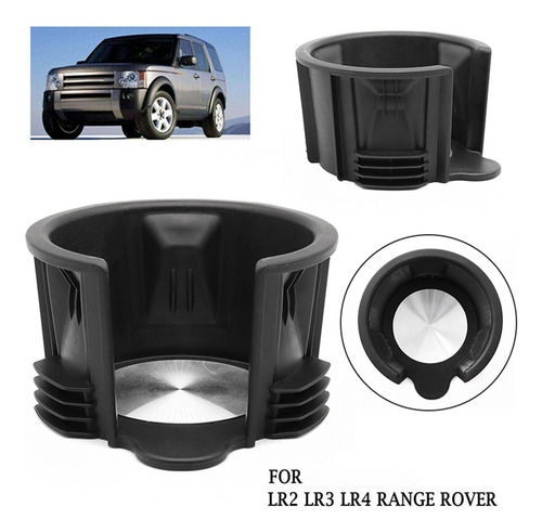 2 Insertos Para Portavasos De Coche Para L322 L405 Lr3 Lr4 R