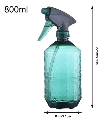 Botella De Spray De Agua Para Plantas Regadera De 800 Ml Par