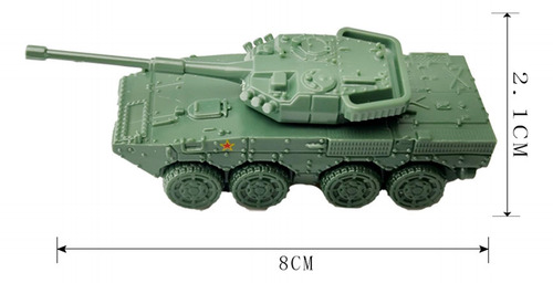 4 Simulación 1:144 Kits De Modelo De Tanque A Escala Modelo